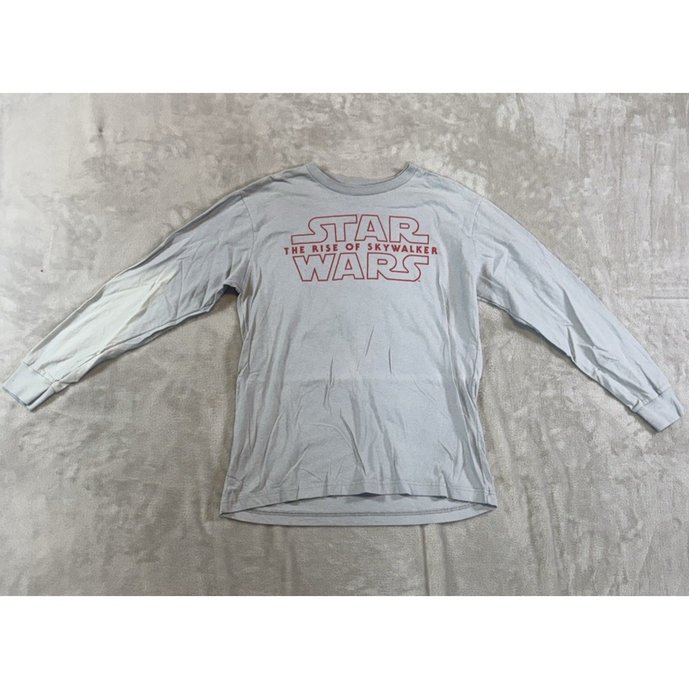 Star Wars Mad Engine The Rise Of Skywalker Gray Long Sleeve Shirt Mens Medium